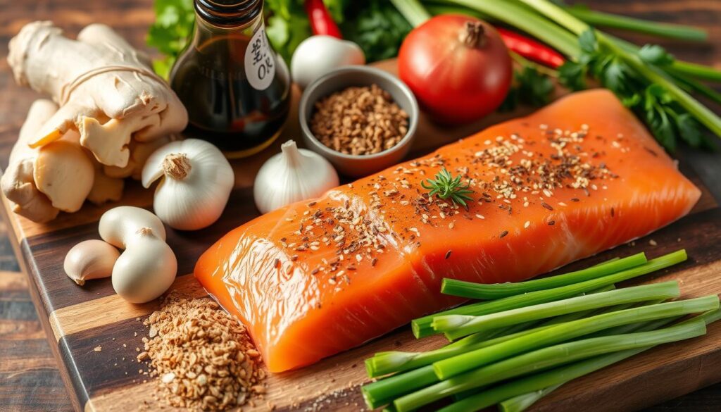 Asian Salmon Seasoning Ingredients