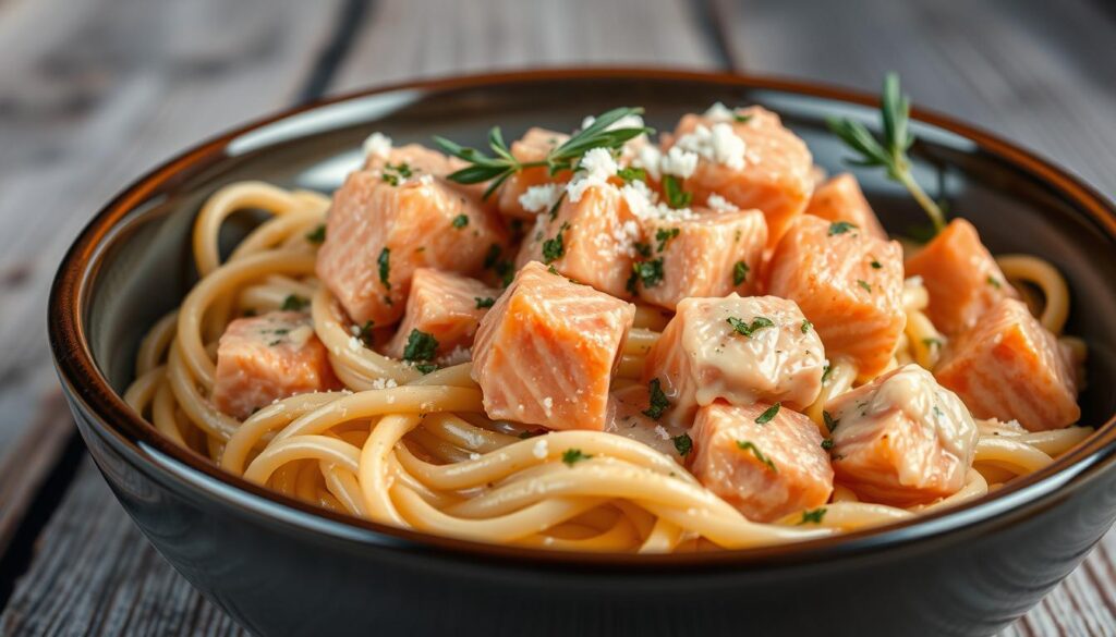 Creamy Salmon Pasta Dish