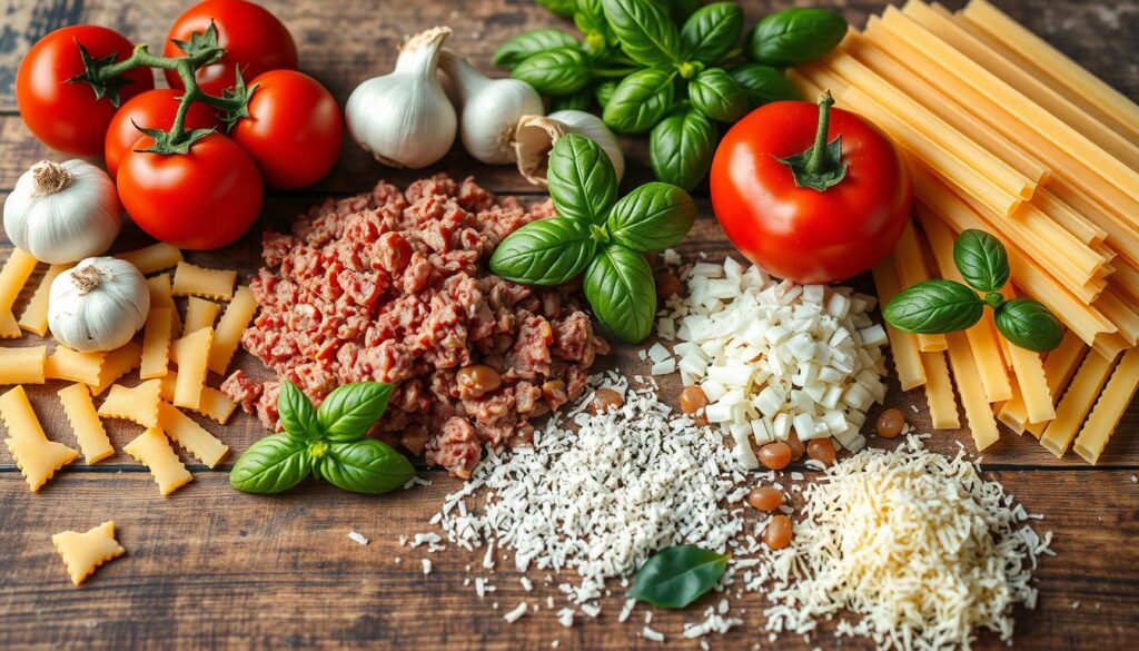 Ground Beef Pasta Ingredients