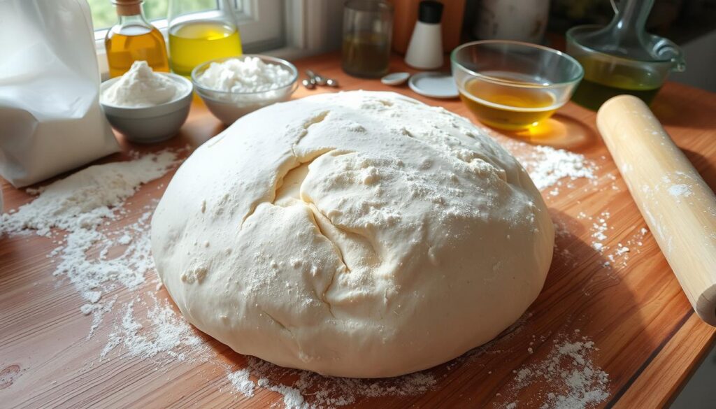 Italian Bread Dough Preparation