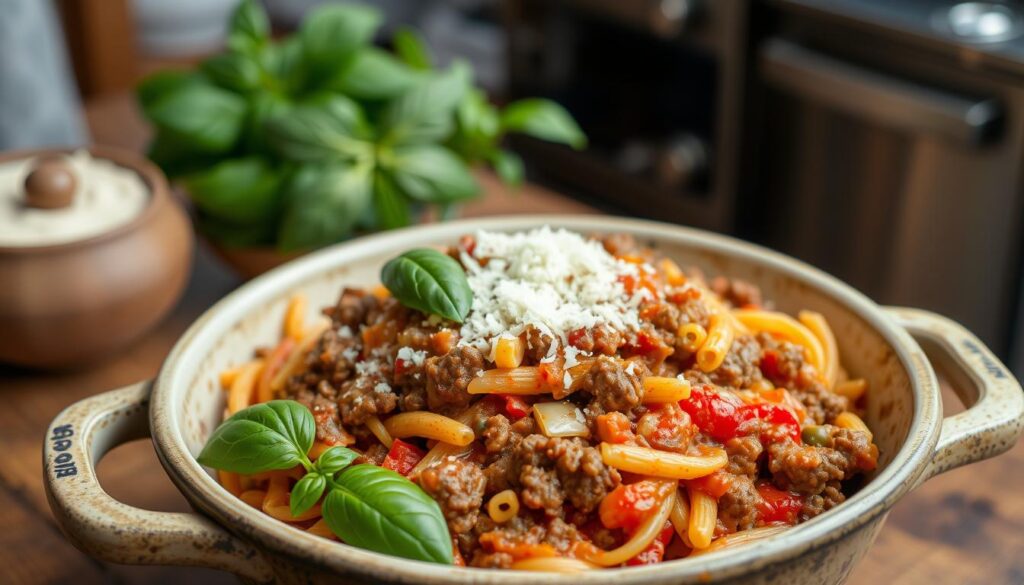 One-Pot Ground Beef Pasta Meal