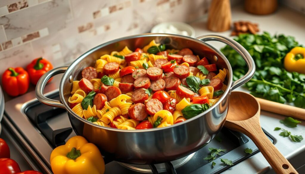 One-Pot Pasta Cooking Technique