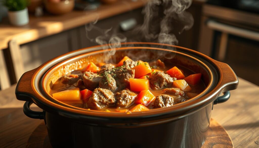 Tender Beef Stew in Crock Pot