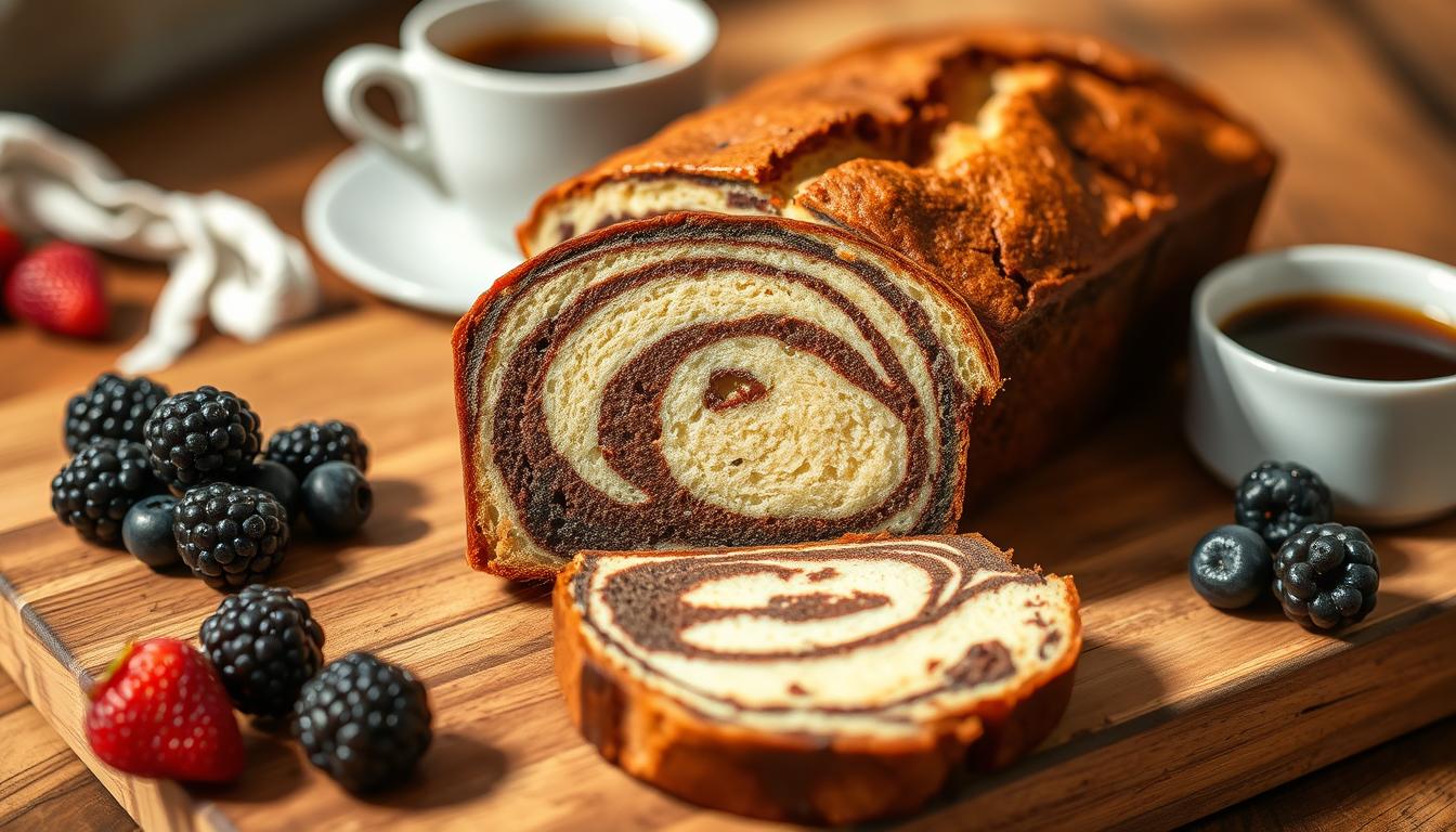 marble pound cake