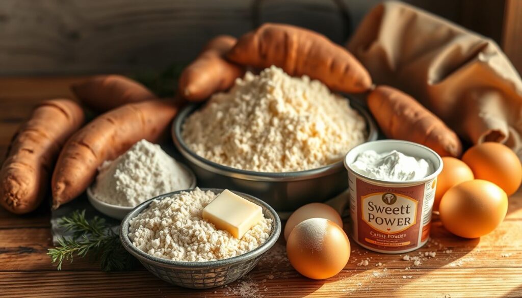 Sweet Potato Cornbread Ingredients